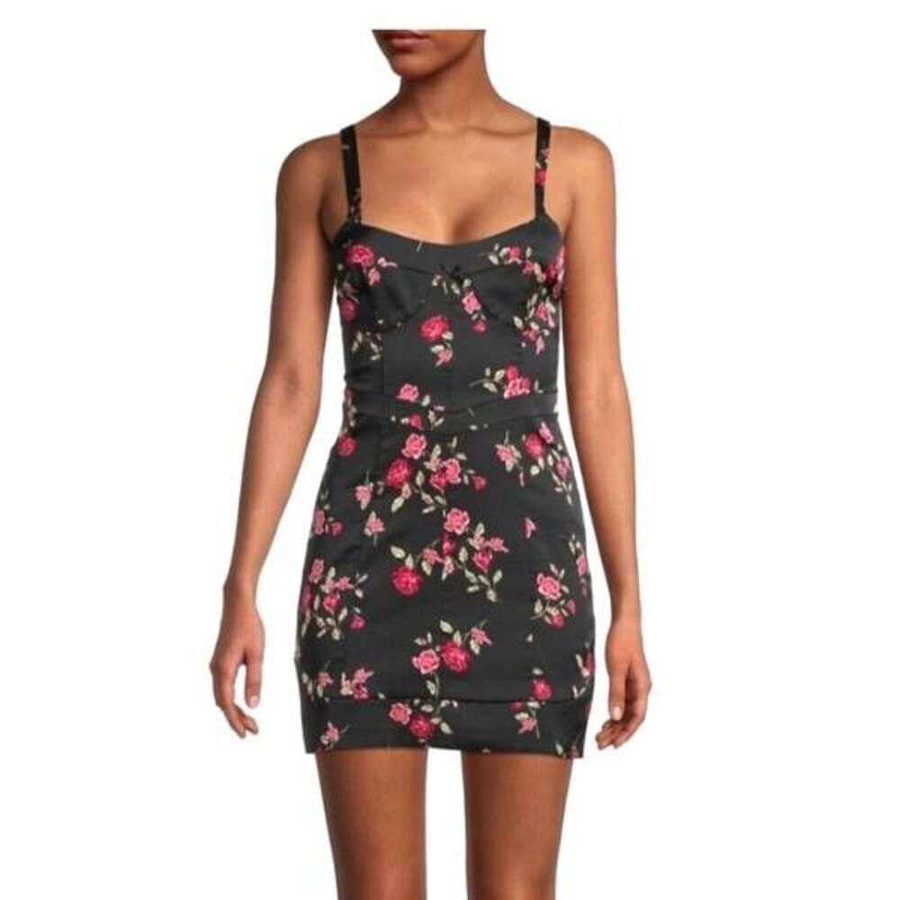 NWT FOR LOVE AND LEMONS Cassidy Floral Mini Dress Sz S